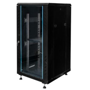 Zdjęcie produktu: Szafa Rack 19″ 22U serwerowa na elektronikę Mega-M stojąca 60x60x116.5 cm czarna