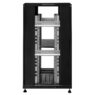 Szafa Rack na elektronikę Mega-M 19″ 22U wisząca 60x60 cm czarna MTP002983