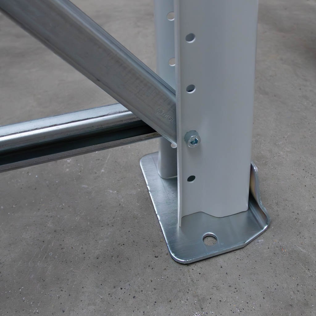 Regał magazynowy 4-półkowy MGL MAGO HX H-200 cm G-63 cm L-146.4 cm moduł bazowy 300 kg