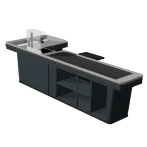 Zdjęcie produktu: Boks kasowy DK BKM2-3400 L-340 cm strona lewa RAL 7016 grafit
