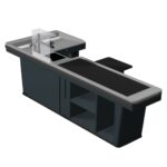 Zdjęcie produktu: Boks kasowy DK BKM2-3100 L-310 cm strona lewa RAL 7016 grafit