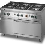 Zdjęcie produktu: Kuchnia gazowa sześciopalnikowa z piekarnikiem gazowym GN 2/1 LOZAMET L900.KG6 PG+SD