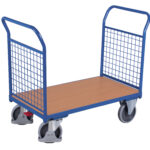 Zdjęcie produktu: Wózek platformowy dwie burty siatkowane VARIOFIT VF 700201 nośność 500 kg