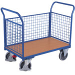 Zdjęcie produktu: Wózek platformowy trzy burty siatkowane VARIOFIT VF 500301 nośność 400 kg