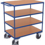 Zdjęcie produktu: Wózek platformowy cztery półki VARIOFIT VF 800700 nośność 500 kg