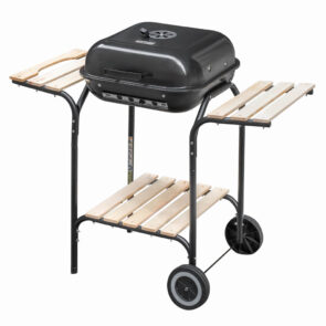 Zdjęcie produktu: Grill ogrodowy węglowy z pokrywą Mega-M 2 x stolik boczny