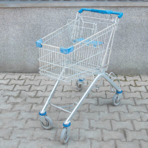Zdjęcie produktu: Wózek sklepowy zakupowy WANZL EL 90L S-50 cm