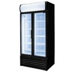 Zdjęcie produktu: Witryna chłodnicza 2-drzwiowa 568L Mega-M RICO i88 oświetlenie LED podświetlany górny plafon reklamowy
