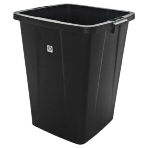 Zdjęcie produktu: Wkład do kosza na śmieci plastikowy 90L H-61 cm L-49 cm G-51 cm czarny