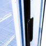 Witryna chłodnicza 2-drzwiowa 568L Mega-M RICO i88 oświetlenie LED podświetlany górny plafon reklamowy