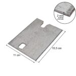 Zdjęcie produktu: Podkładka poziomująca do słupa MECALUX M101 ocynk grubość 2 mm