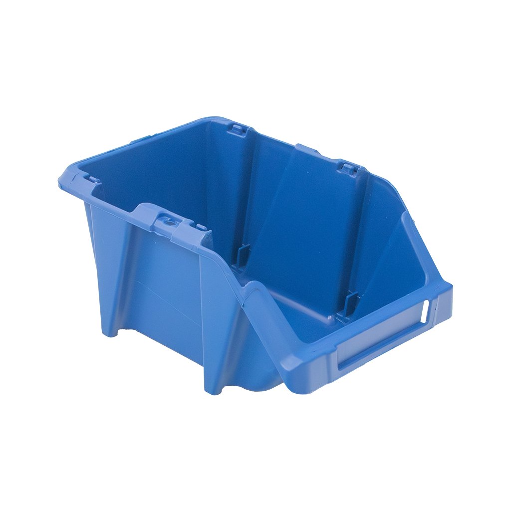 Pojemnik magazynowy kuweta warsztatowa Mega-M 15,5x25x12 cm plastikowy niebieski