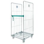 Zdjęcie produktu: Rollkontener (rollcage, rollbox) wózek siatkowy transportowy Mega-M Universal dwie ściany ocynkowany