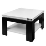 Zdjęcie produktu: Stolik biurowy Mega-M 60x60x50 cm biel alpejska/czarny