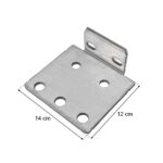 Zdjęcie produktu: Stopa do słupa regału STOW G-12 cm W-14 cm ocynk (PNAG0046) do PNFB15 i PNFB16