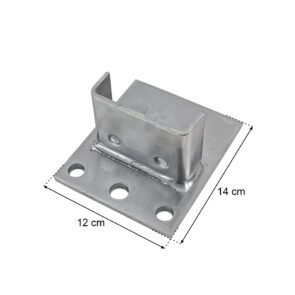 Zdjęcie produktu: Stopa do słupa regału STOW G-14 cm W-12 cm ocynk (PNAB0014) do PNFB12 i PNFB13
