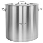Zdjęcie produktu: Garnek ze stali nierdzewnej wysoki z pokrywką Mega-M STANDARD 71L 45x45 cm