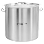Zdjęcie produktu: Garnek ze stali nierdzewnej wysoki z pokrywką Mega-M STANDARD 36L 36x36 cm