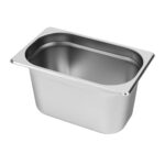 Zdjęcie produktu: Pojemnik GN 1/4 ze stali nierdzewnej Mega-M 26,5x16,2x15cm