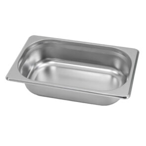 Zdjęcie produktu: Pojemnik GN 1/4 ze stali nierdzewnej Mega-M 26,5x16,2x6,5cm