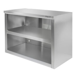 Zdjęcie produktu: Szafka wisząca ze stali nierdzewnej otwarta Mega-M 100x40x60 cm