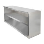 Zdjęcie produktu: Szafka wisząca ze stali nierdzewnej otwarta Mega-M 150x40x60 cm