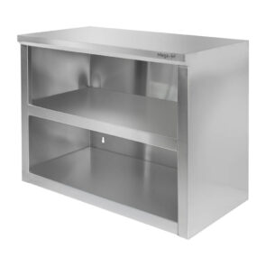 Zdjęcie produktu: Szafka wisząca ze stali nierdzewnej otwarta Mega-M 80x40x60 cm