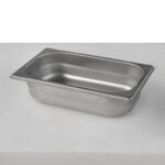 Zdjęcie produktu: Pojemnik GN 1/4 ze stali nierdzewnej 26,5x16,2x6,5 cm