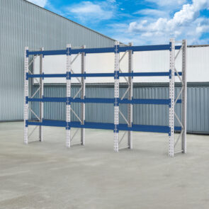 Zdjęcie produktu: Regał magazynowy paletowy BITO 0+4 H-500 cm L-850 cm 300 kg nośność na parę trawersów
