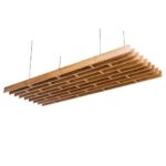 Zdjęcie produktu: Lamel sufitowy/ścienny podwieszany modułowy Mega-M H-250 cm L-96 cm G-10 cm dąb kraft