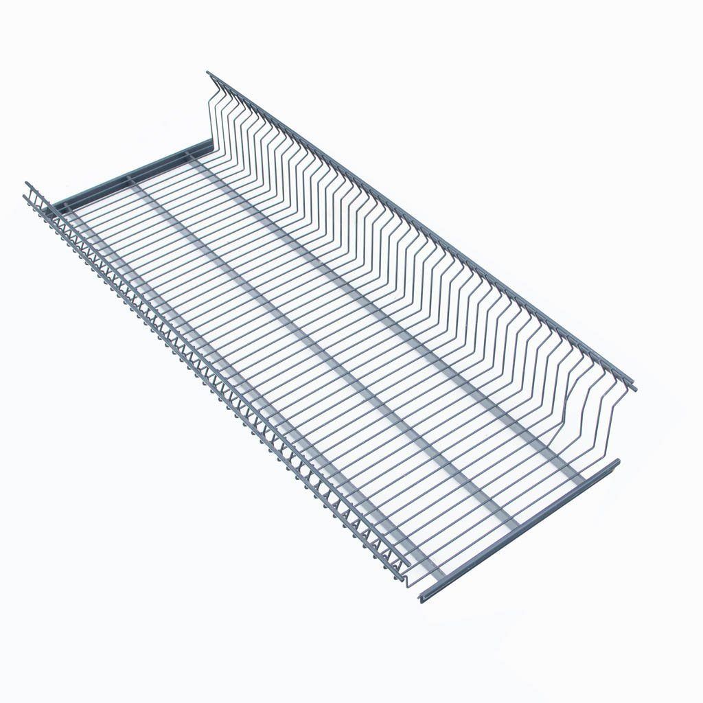 Półka koszowa do regału MAGO G-37 cm L-100 cm grafit UŻYWANA MTP004152