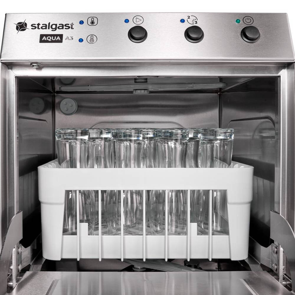 Zmywarka wyparzarka do szkła STALGAST 801351 dozownik na płyn myjący 2.77kW