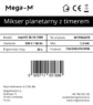 mikser planetarny 30 L Mega-M