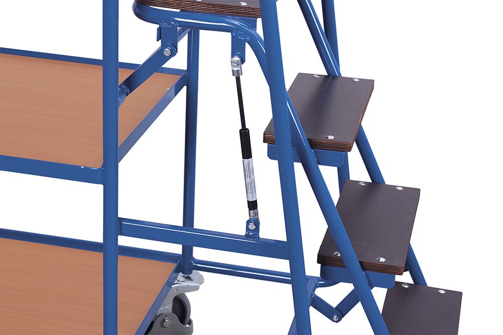 Wózek platformowy kompletacyjny trzy półki VARIOFIT VF 600616 nośność 250 kg