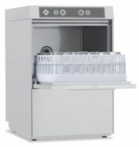 Zdjęcie produktu: Zmywarka RM GASTRO NT52TP ABT 00025623 pompa spustowa i wspomagająca płukanie dozownik na płyn myjący 6.8kW