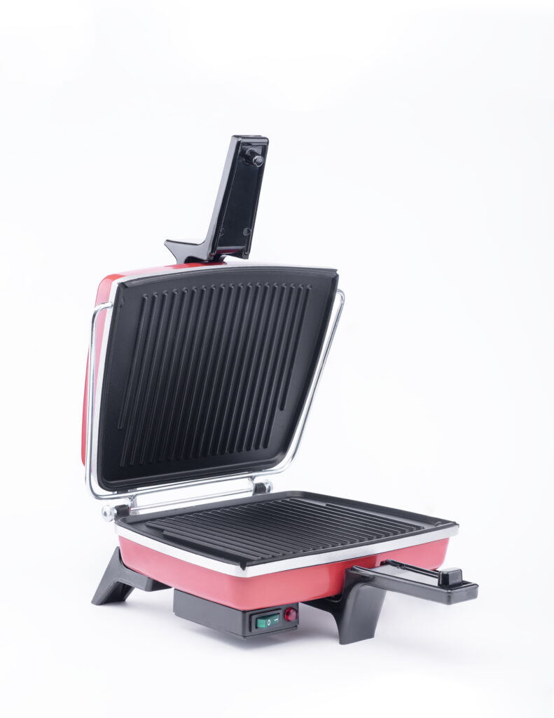 opiekacz elektryczny, opiekacz DEZAL, grill elektryczny kuchenny, płyta ryflowana, opiekacz gastronomiczny, opiekacz do kanapek, urządzenie do grillowania, opiekacz z powłoką nieprzywierającą, mała gastronomia sprzęt, opiekacz z kontrolą temperatury, sprzęt kuchenny DEZAL, opiekacz do domu i gastronomii, grill kontaktowy