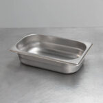 Zdjęcie produktu: Pojemnik GN 1/4 ze stali nierdzewnej 26,5x16,2x10 cm