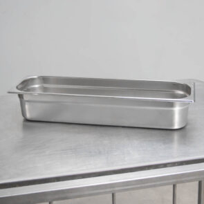 Zdjęcie produktu: Pojemnik GN 2/4 ze stali nierdzewnej 16,2x53x10 cm