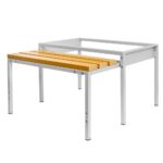 Zdjęcie produktu: Podstawa z wysuwaną ławeczką WPC pod szafkę BHP 80 Mega-M 80x80x43 cm