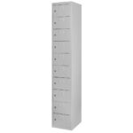 Zdjęcie produktu: Szafka skrytkowa śniadaniowa BHP Mega-M 10 skrytek 32,5x30x180 cm szara