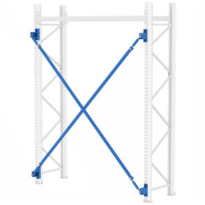 Zdjęcie produktu: Wykrzyżowanie do regału paletowego MGL MAGO HX82 L-290 cm D-2.5 cm niebieski