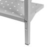 Półka na buty do podstawy z wysuwaną ławeczką WPC pod szafkę BHP 80 Mega-M 70x27x18 cm