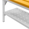 półka na buty z podstawą z ławeczką do szafki BHP