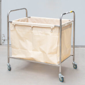 Zdjęcie produktu: Wózek do sprzątania na pranie Mega-M 91x56x92 cm stal nierdzewna POSERWISOWY