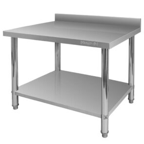 Zdjęcie produktu: Stół gastronomiczny ze stali nierdzewnej przyścienny z półką Mega-M X STANDARD 100x60x85 cm