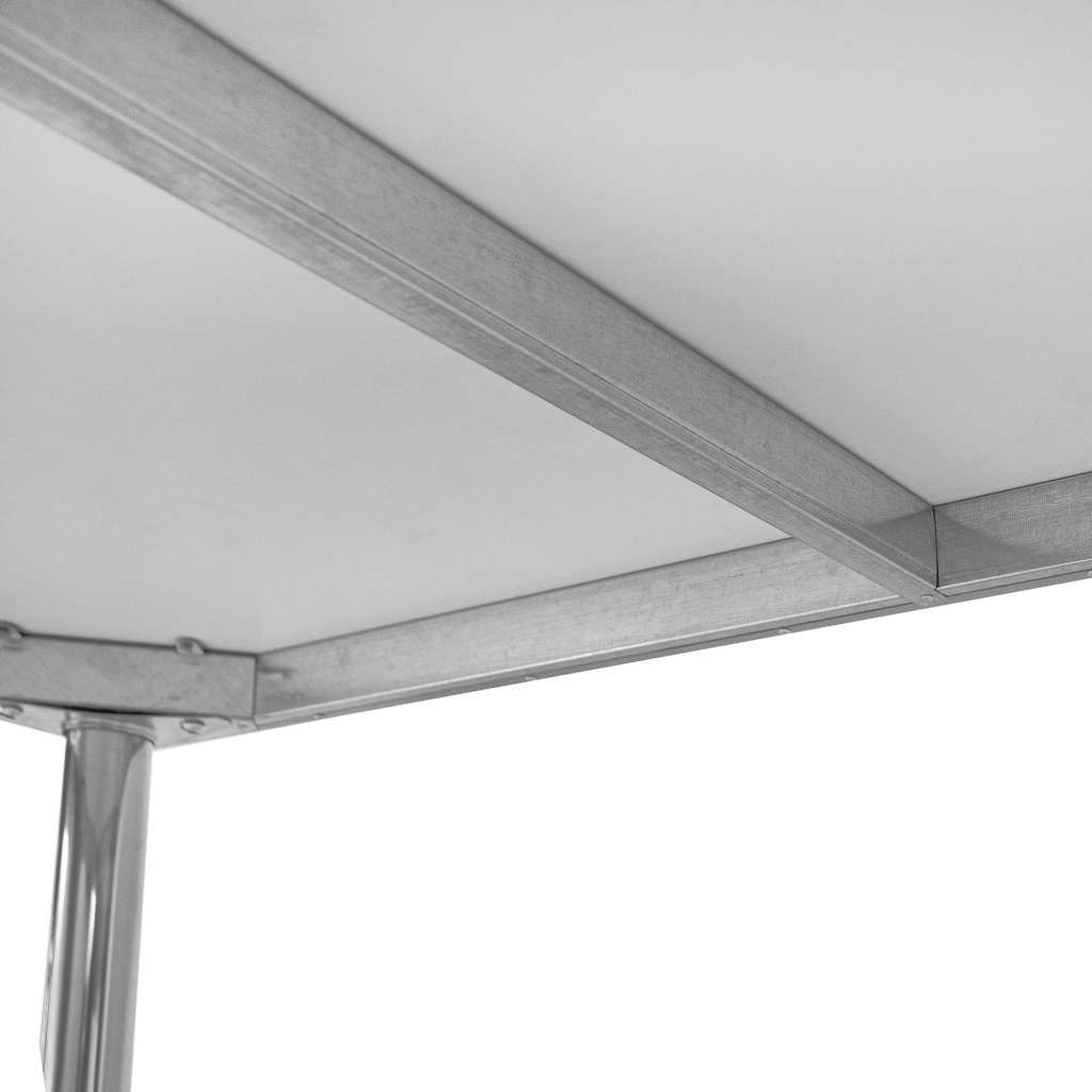 Stół gastronomiczny ze stali nierdzewnej przyścienny z półką Mega-M X STANDARD 140x60x85 cm detal