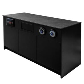 Zdjęcie produktu: Szafka pod ekspres do kawy tip-on blat slim-line Mega-M L-154 cm G-60 cm H-92 cm czarny
