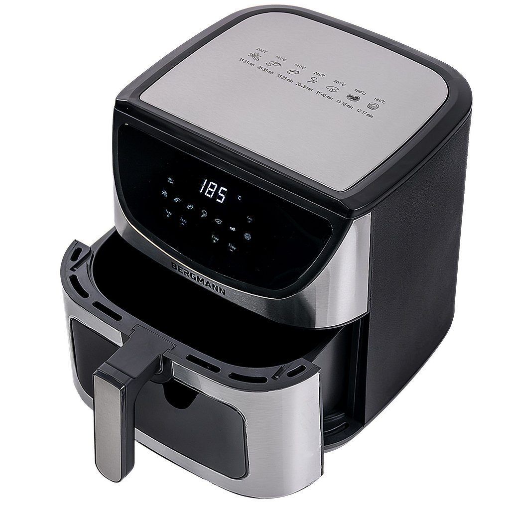 Frytkownica beztłuszczowa Air Fryer BERGMANN YA kosz 8L 1800W