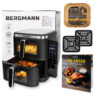 Frytkownica beztłuszczowa Air Fryer BERGMANN YI dwa kosze 2x5,5L 2800W książka kucharska w zestawie
