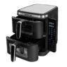 Frytkownica beztłuszczowa Air Fryer BERGMANN YI dwa kosze 2x5,5L 2800W książka kucharska w zestawie MTP007739